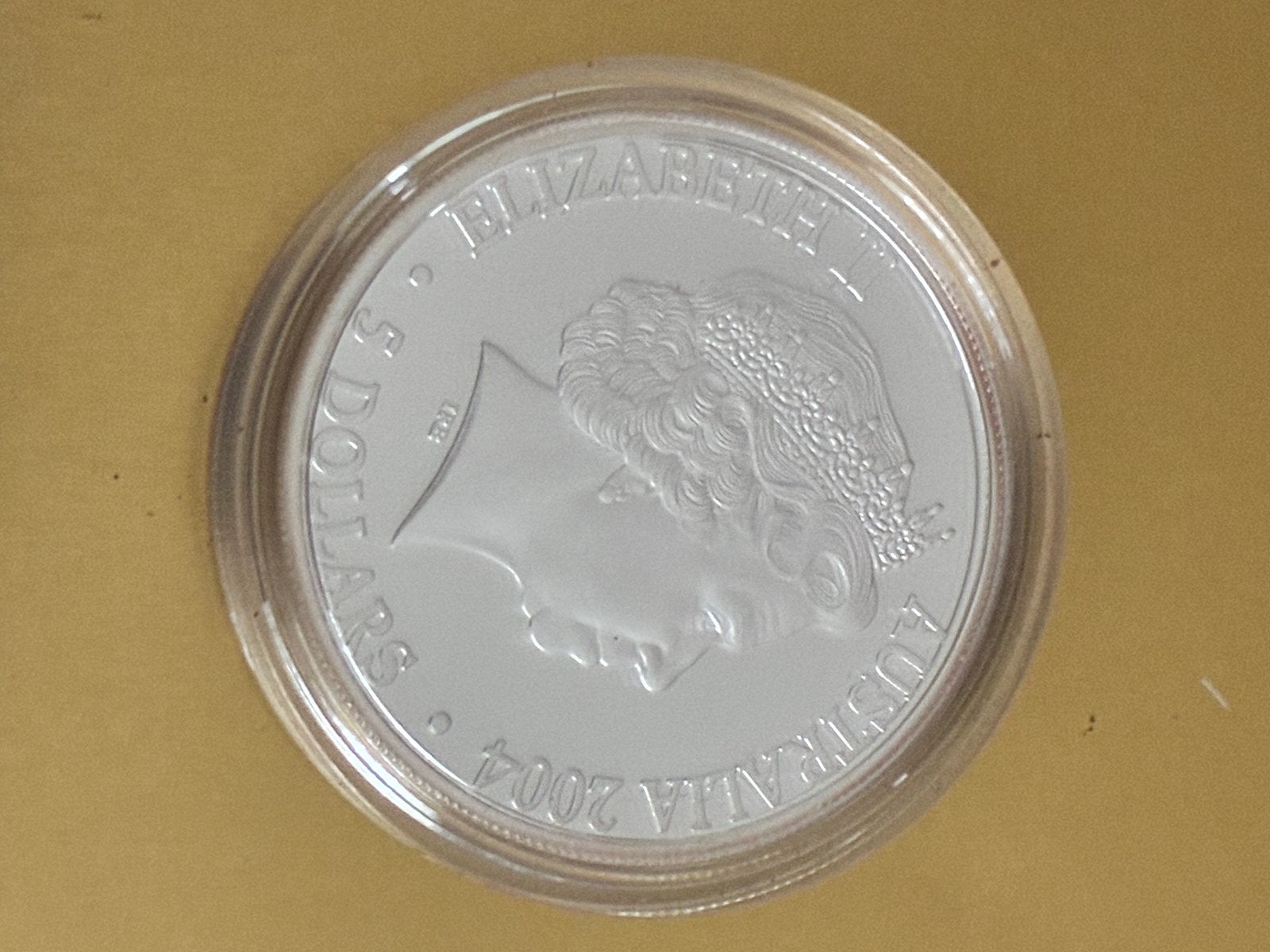 Australische 2004 $5 Proof Coin Adelaide naar Darwin, Postzegels en Munten, Munten | Oceanië, Ophalen of Verzenden, Zilver
