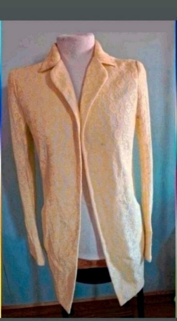 Geel colbert, Kleding | Heren, Kostuums en Colberts, Ophalen of Verzenden, Zo goed als nieuw, Maat 52/54 (L), Geel