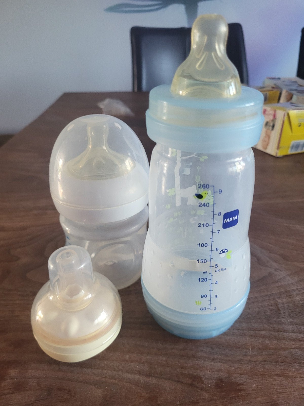 MAM Babyfles en Flessen, Ophalen of Verzenden, Gebruikt, Overige typen