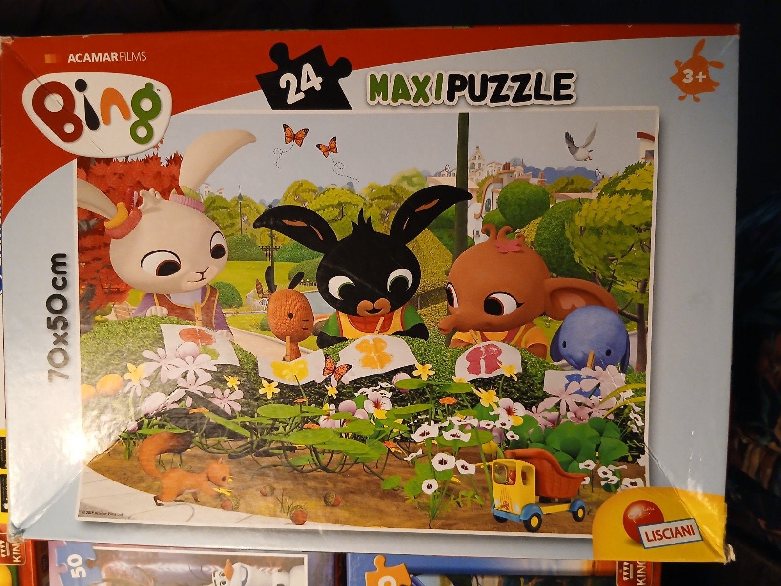 Bing Maxi Puzzel 24 stukjes - 70x50 cm, Kinderen en Baby's, Speelgoed | Kinderpuzzels, Ophalen of Verzenden, 10 tot 50 stukjes