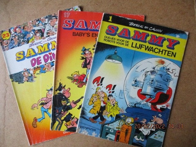 adv5841 sammy, Boeken, Stripboeken, Gelezen, Eén stripboek, Ophalen