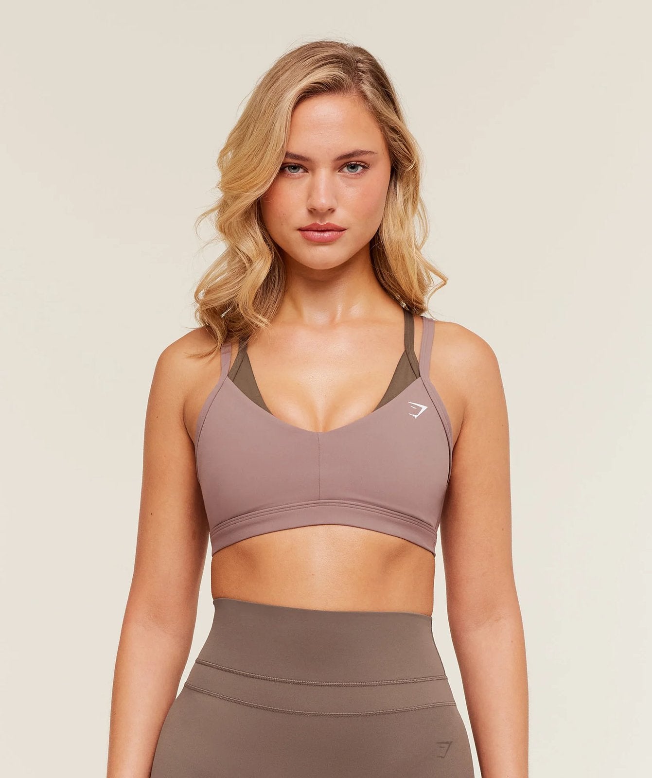 GEZOCHT: gymshark double up sport bh, Ophalen, Zo goed als nieuw, Roze, Fitness of Aerobics
