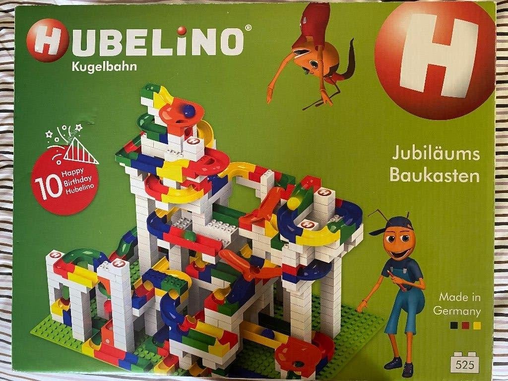 Hubelino knikkerbaan grote set 525 stuks, Kinderen en Baby's, Inclusief instructies, Ophalen of Verzenden, Zo goed als nieuw, Duplo
