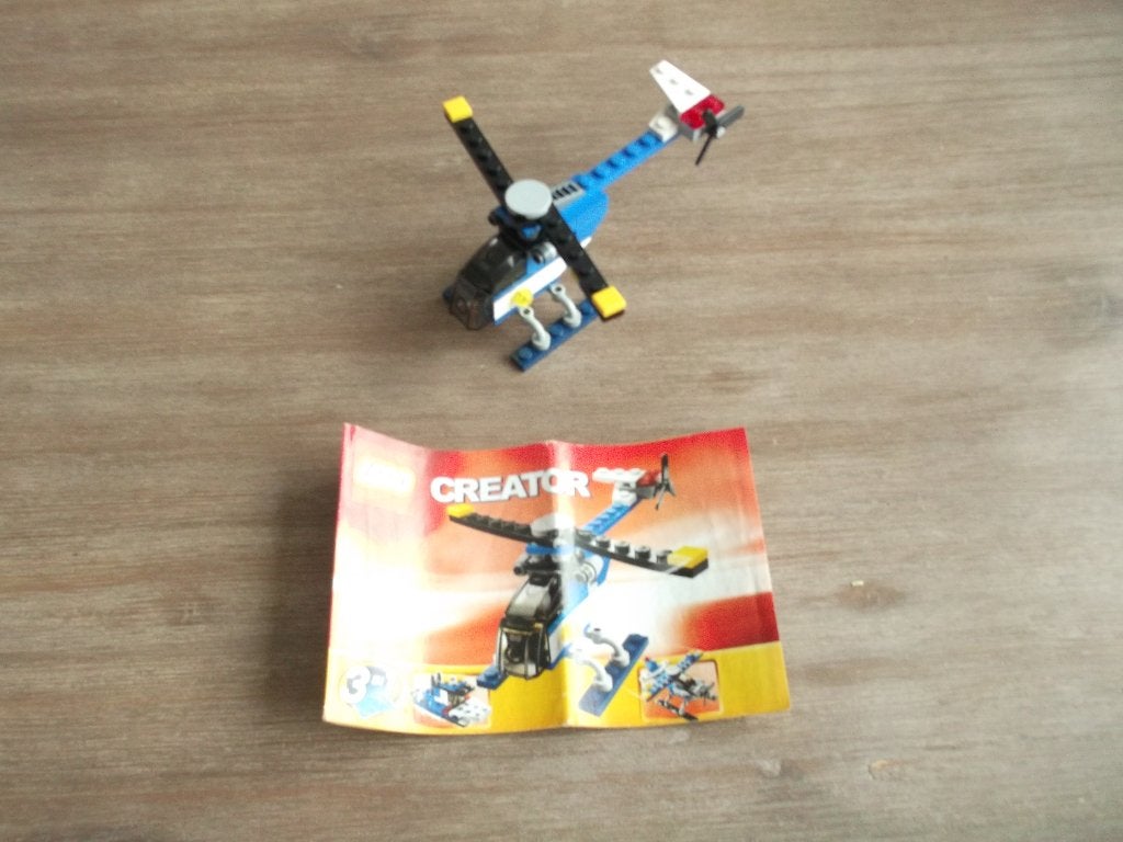 lego creator 5864 mini helicopter (2010), Ophalen of Verzenden, Gebruikt, Complete set, Lego