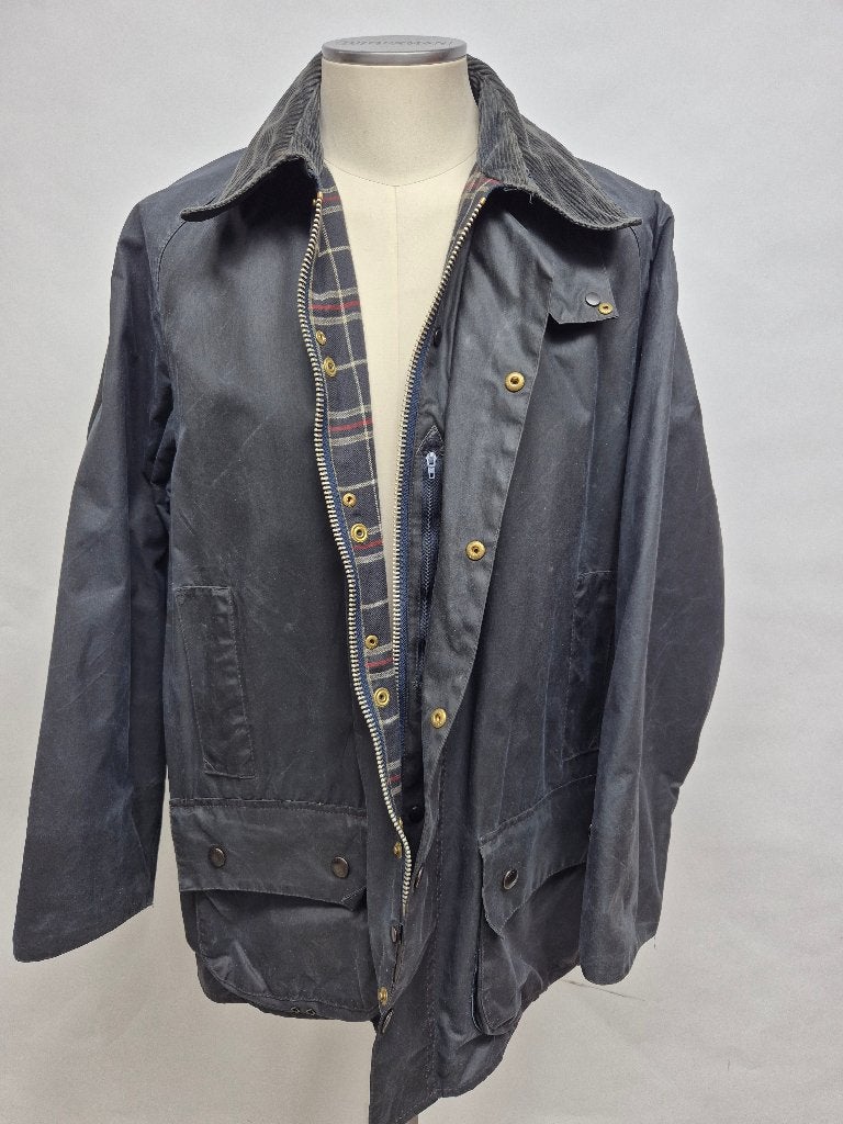 Barbour Beaufort wax jas C48-122cm XXL, Barbour, Blauw, Overige maten, Ophalen of Verzenden