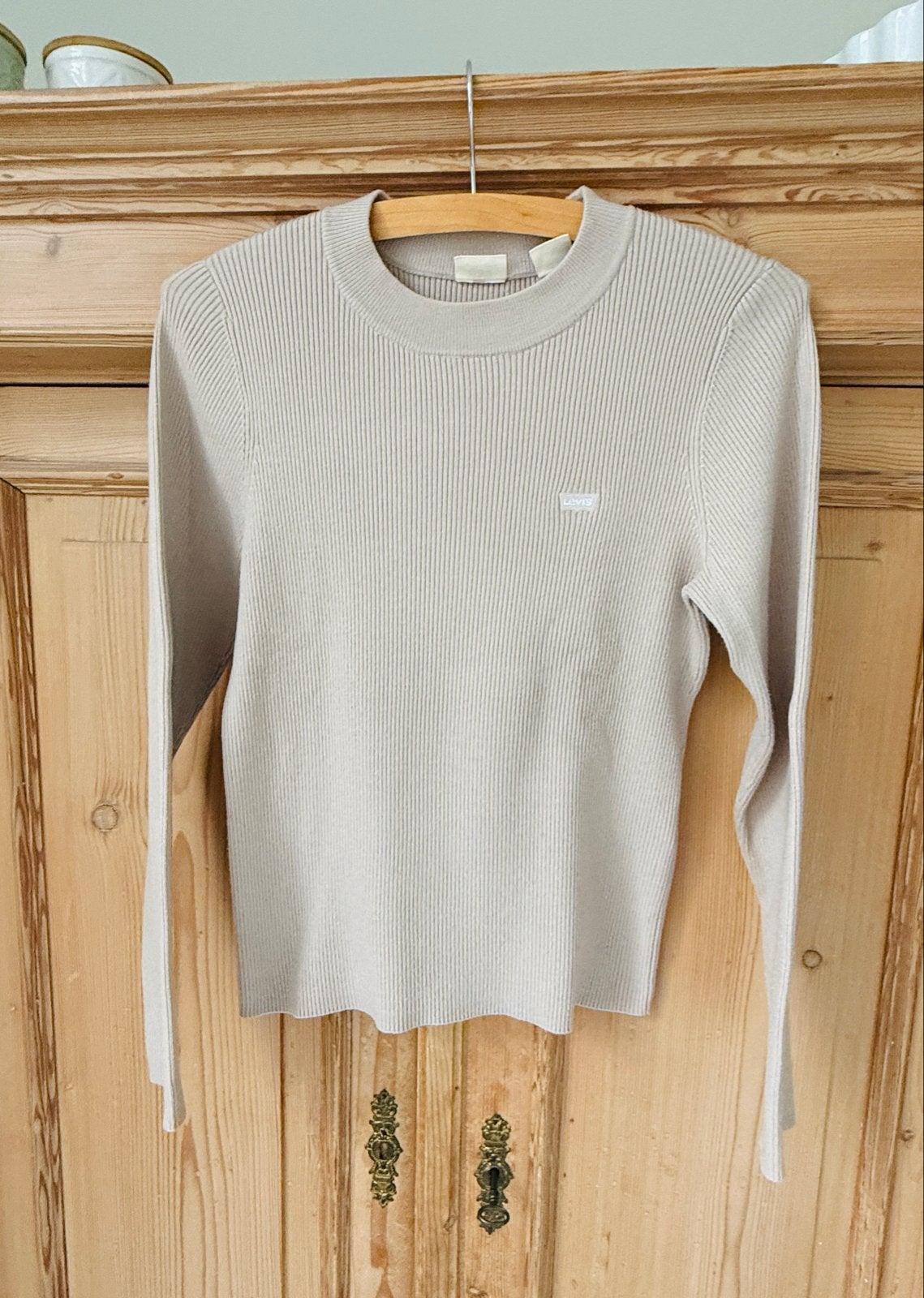 Mooie Levi's Trui Maat S - Nieuwstaat, Ophalen of Verzenden, Zo goed als nieuw, Maat 36 (S), Beige