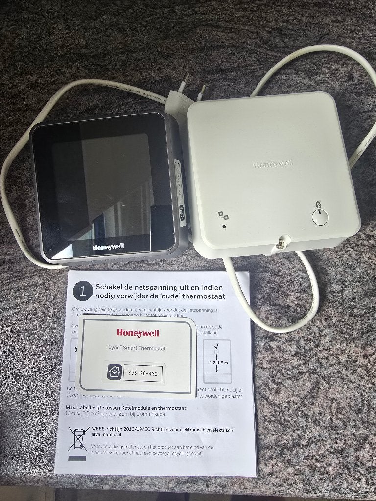 Honeywell Home Lyric T6 slimme thermostaat wandmontage, Doe-het-zelf en Verbouw, Thermostaten, Ophalen, Slimme thermostaat