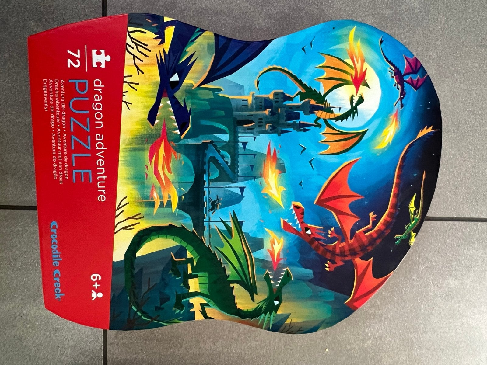 Dragon adventure puzzel 6+ 72st Crocodile Creek, Ophalen of Verzenden