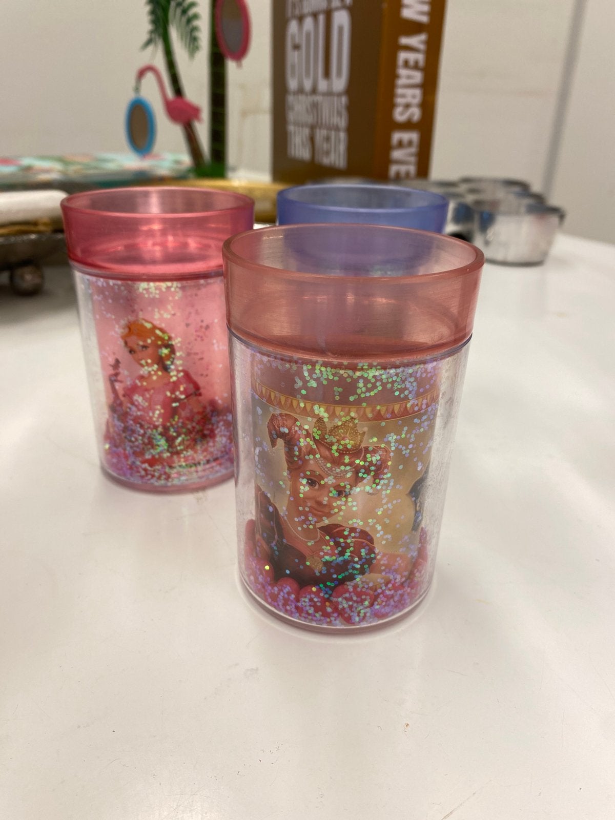 Efteling verzamel drinkbekers, Ophalen of Verzenden, Zo goed als nieuw, Beeldje of Poppetje