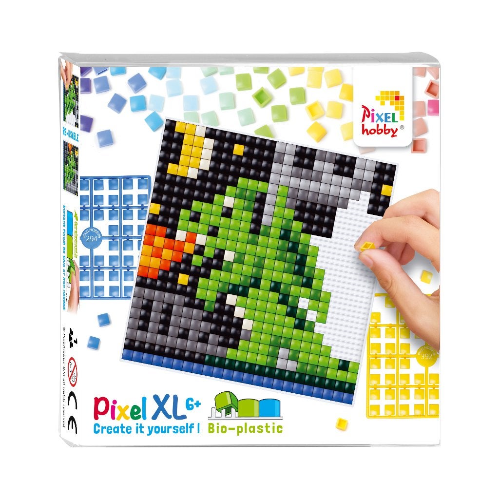 Pixelhobby Create it yourself XL set 41062 draak 12 x 12 cm, ., Dieren, Nieuw, Ophalen of Verzenden