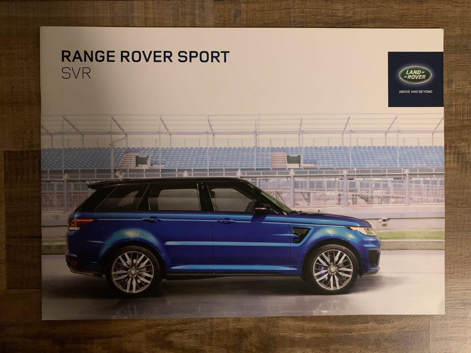 Land Rover Range Rover Sport SVR brochure 2014, Ophalen of Verzenden, Zo goed als nieuw, Overige merken