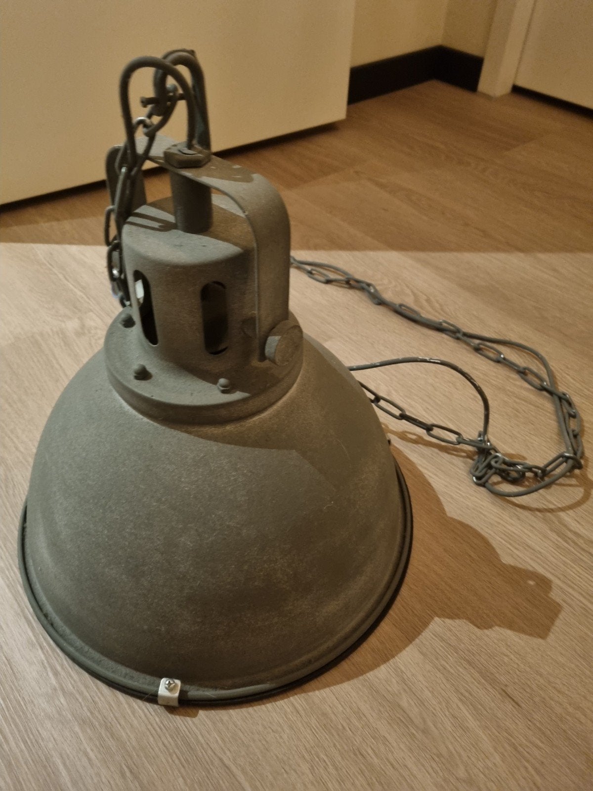 Brilliant hanglamp Jesper, betonlook grijs, Ophalen, Industrieel, Modern, E27 (groot), Zo goed als nieuw