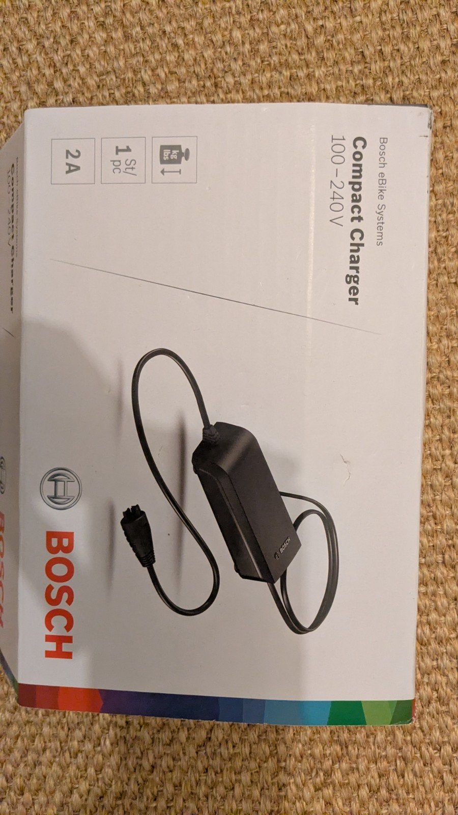 Bosch Compact Charger 2A voor E-bike, Zo goed als nieuw