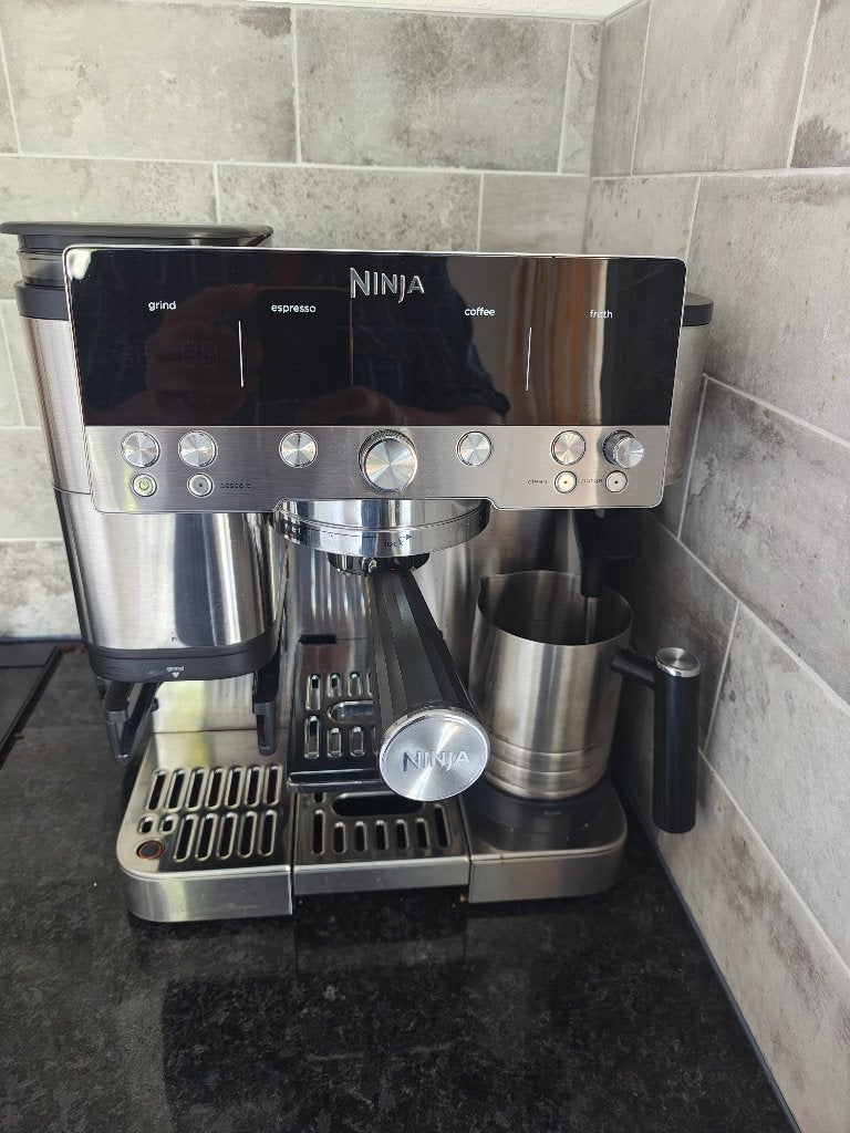 Ninja Luxe Café Premier Espressomachine - ES601EU, Witgoed en Apparatuur, Koffiezetapparaten, Gebruikt, Gemalen koffie, Koffiebonen