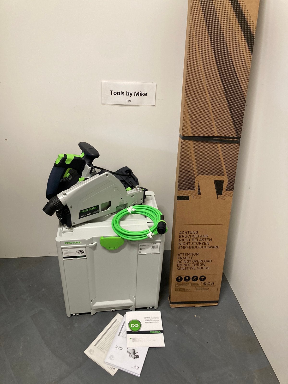 Nieuwe festool tsv60kebq invalzaag incl. Garantie, Ophalen, Invalzaag, Nieuw, 30 tot 70 mm