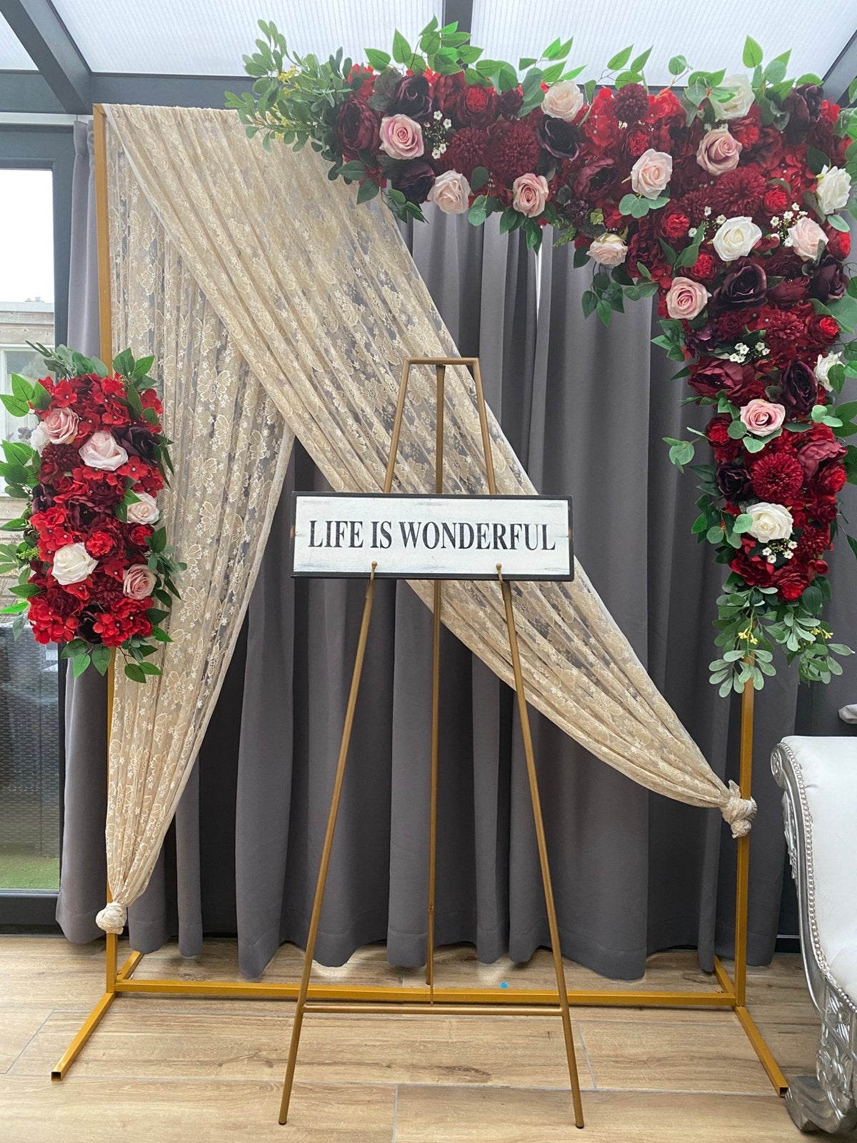 Backdrop te huur!!, Ophalen of Verzenden, Zo goed als nieuw, Overige