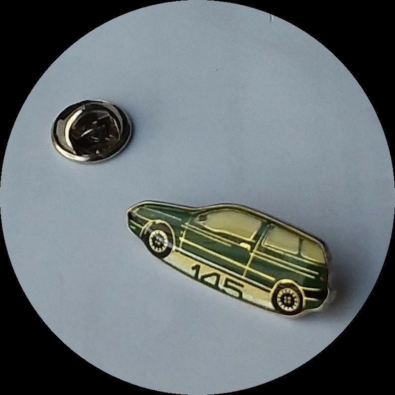 ALFA ROMEO 145 pin,groen, Verzamelen, Ophalen of Verzenden, Zo goed als nieuw, Transport, Speldje of Pin