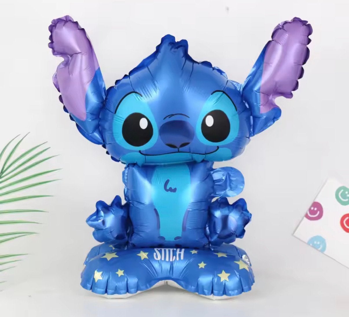 Stitch folie ballon om neer te zetten, Ophalen of Verzenden, Nieuw, Versiering, Verjaardag