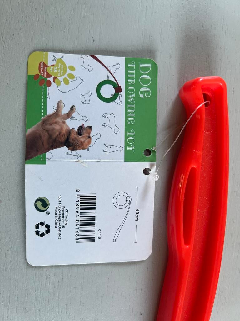 Werpring, Dieren en Toebehoren, Ophalen, Nieuw, Apporteerspeelgoed