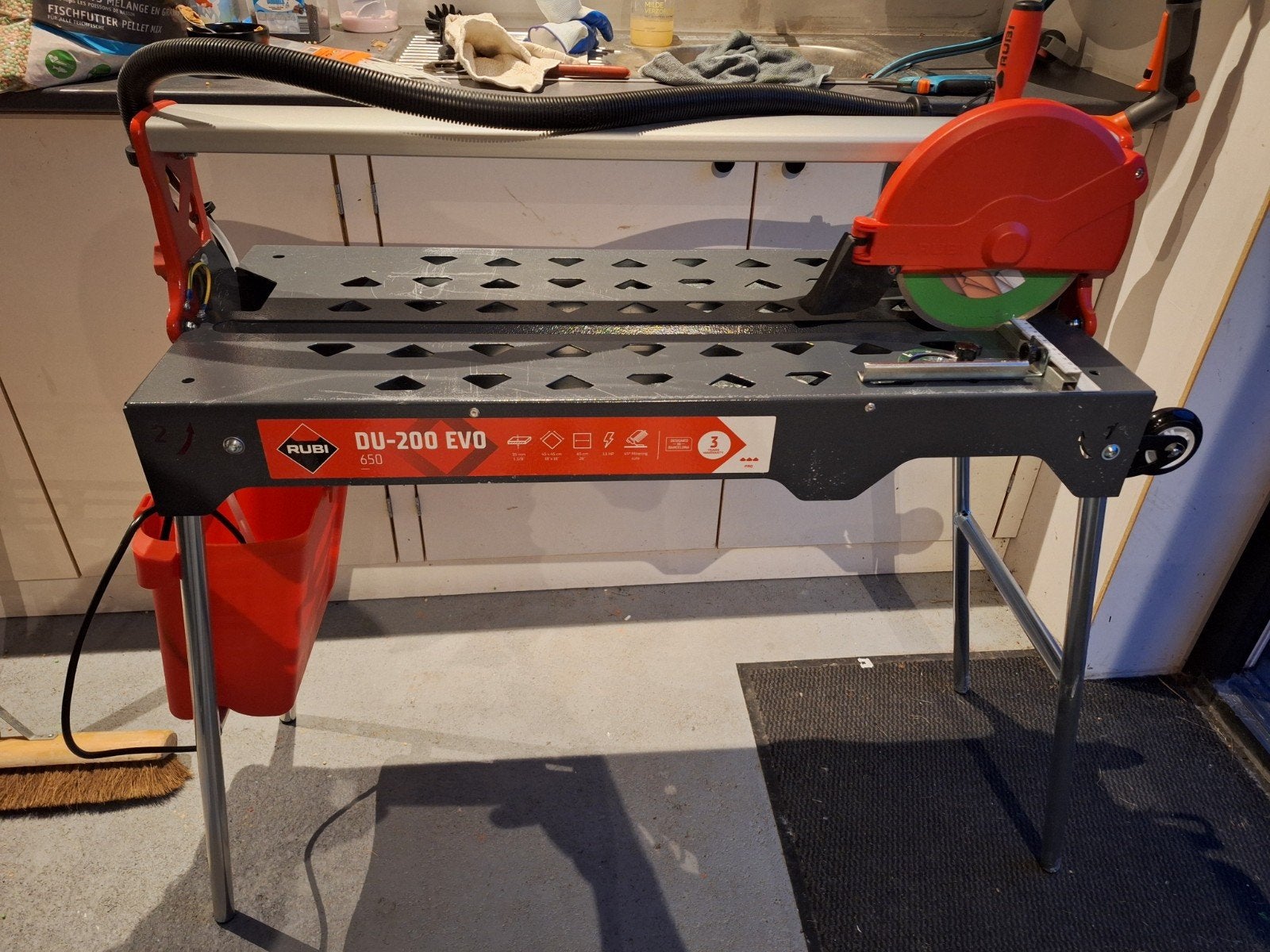 NIEUW! Rubi DU-200 EVO 650 Tegelzaagmachine, 40 tot 60 cm, Keramiek, Nieuw, Ophalen of Verzenden
