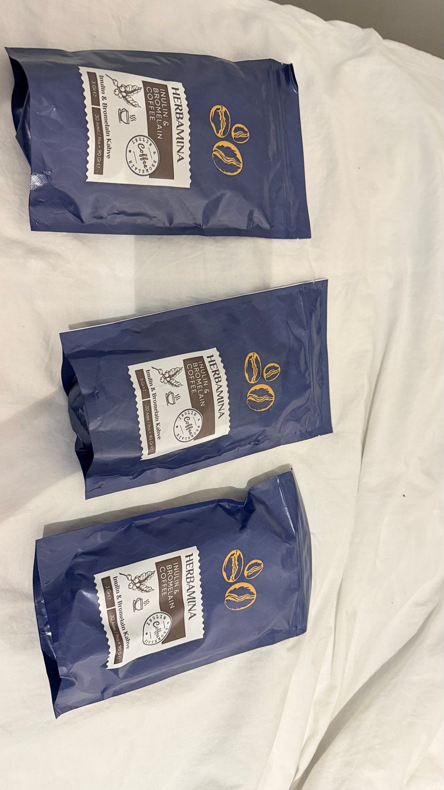 Herbamina koffie, Ophalen