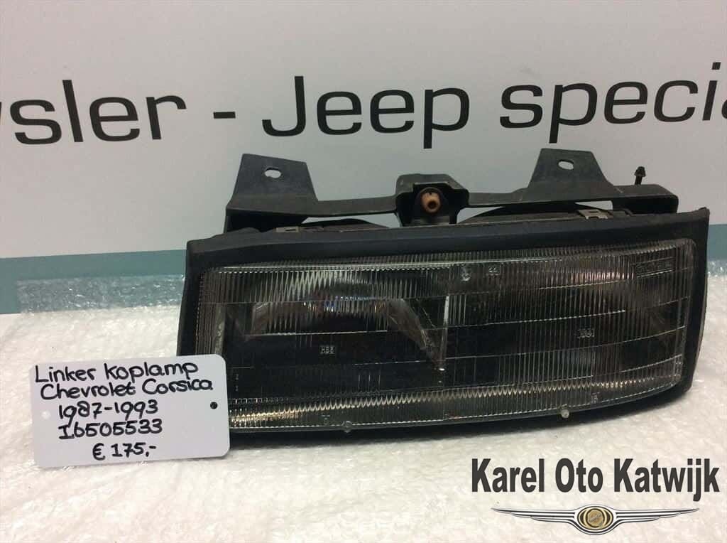 Koplamp links Chevrolet Corsica 1987-1993, Auto-onderdelen, Verlichting, Gebruikt, Ophalen of Verzenden