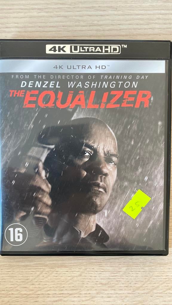 The equalizer 4K blu ray NL versie, Cd's en Dvd's, Blu-ray, Ophalen of Verzenden, Zo goed als nieuw, Actie