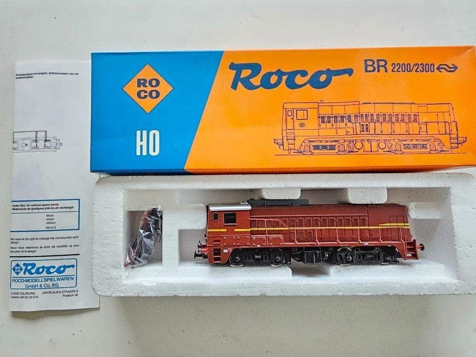 Roco 04155B NS 2200/2300 Locomotief HO ZGAN in doos, Ophalen of Verzenden