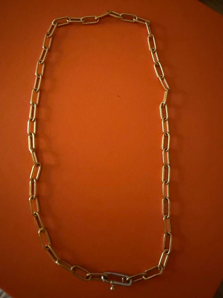 Goudkleurige schakelketting Ti Sento, Ophalen of Verzenden, Zo goed als nieuw, Goud, Overige materialen