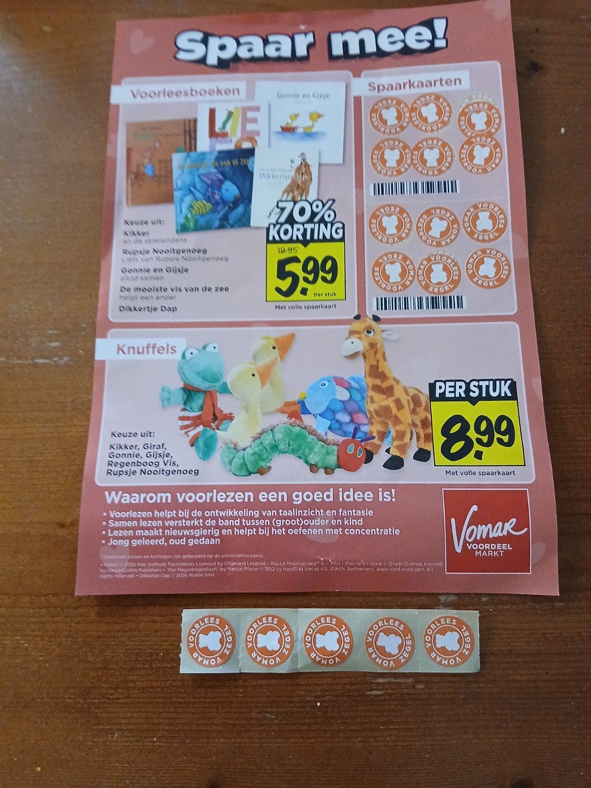 Spaarzegels Vomar, Ophalen of Verzenden, Winkel, Super of Benzinepomp, Volle spaarkaart