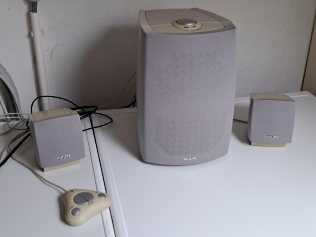 Philips geluids boxen, Computers en Software, Pc speakers, Ophalen of Verzenden