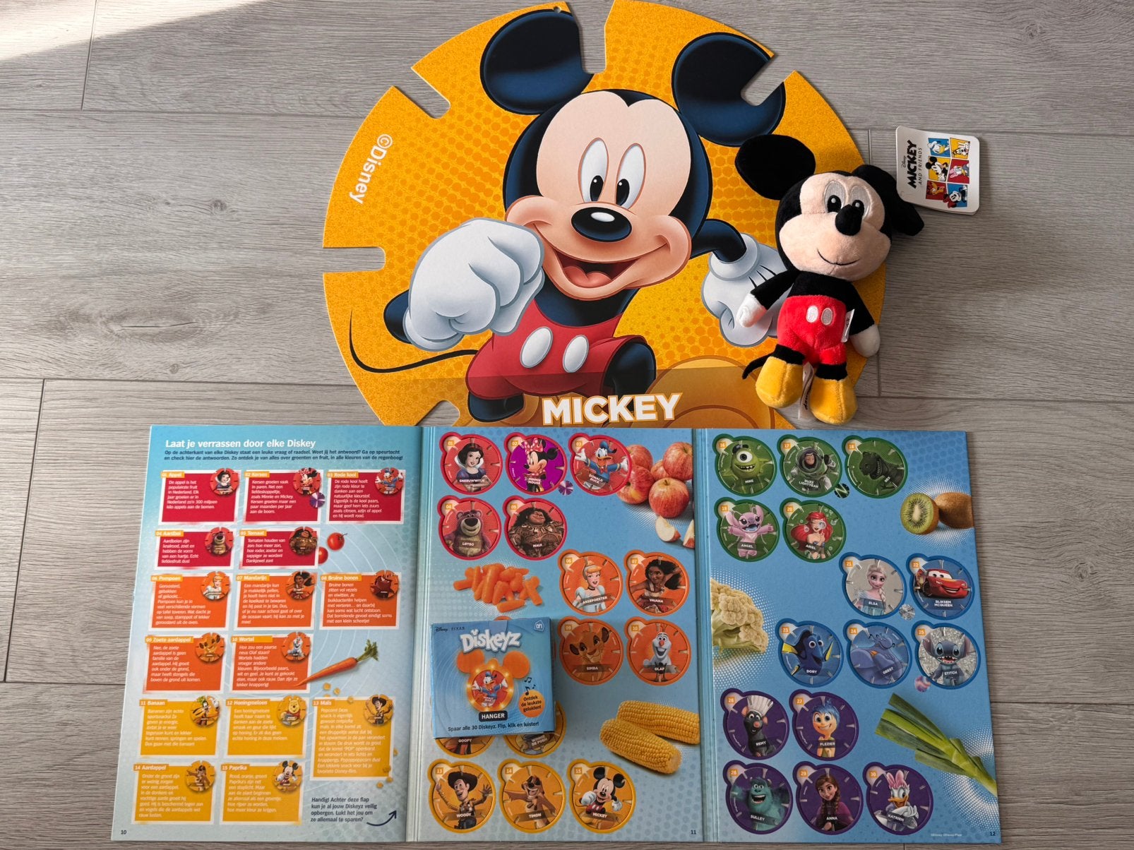 Mickey mouse disney diskey albert heijn hangertje XXL, Ophalen of Verzenden, Nieuw, Feestartikel