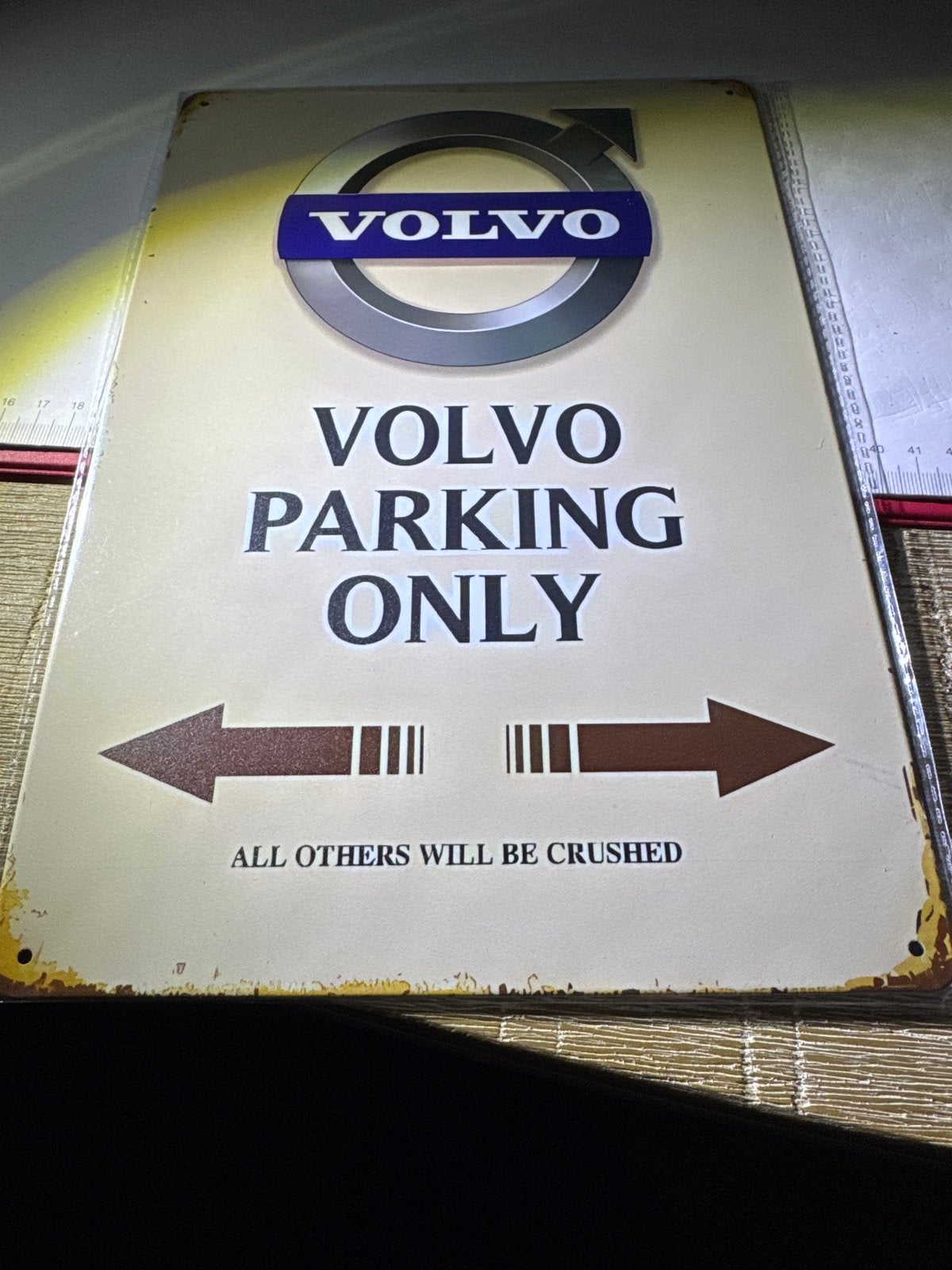 Volvo Parking Only - Decoratief Metalen Bord, Ophalen of Verzenden, Nieuw