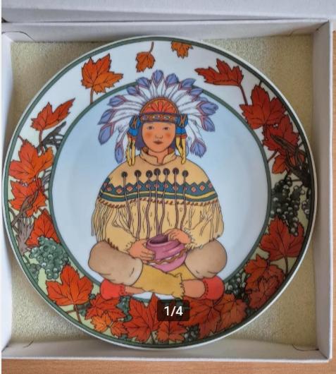 Bord Unicef nr. 9 U.S.A. - Heinrich - Villeroy & Boch, Antiek en Kunst, Antiek | Wandborden en Tegels, Verzenden