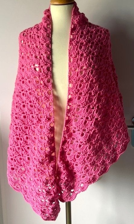 Nieuwe warme roze omslagdoek, Ophalen of Verzenden, Nieuw