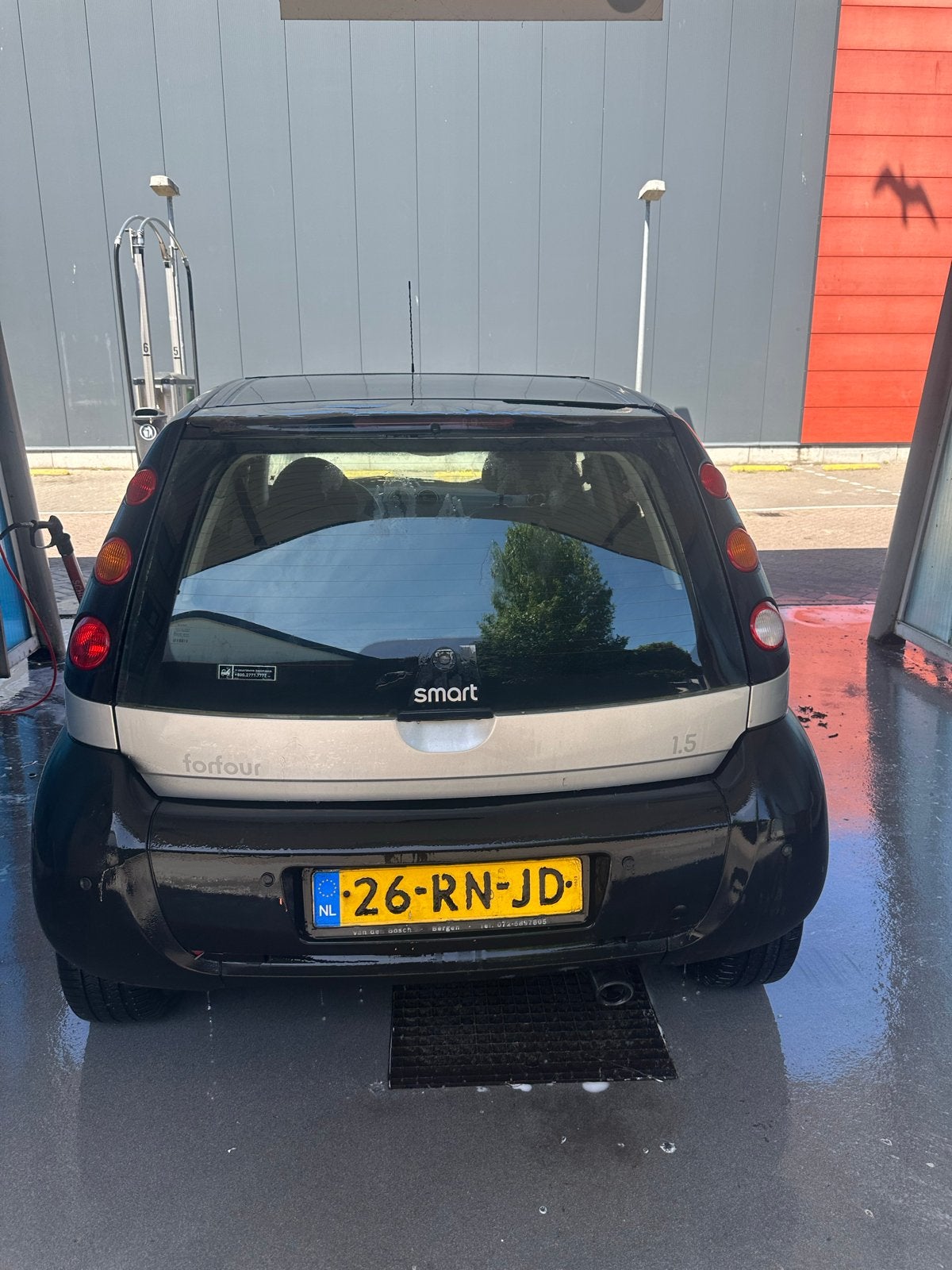 Smart ForFour 1.5 Softouch 2005 Grijs, Auto's, Smart, 40 €/maand, 4 cilinders, Origineel Nederlands, Zilver of Grijs