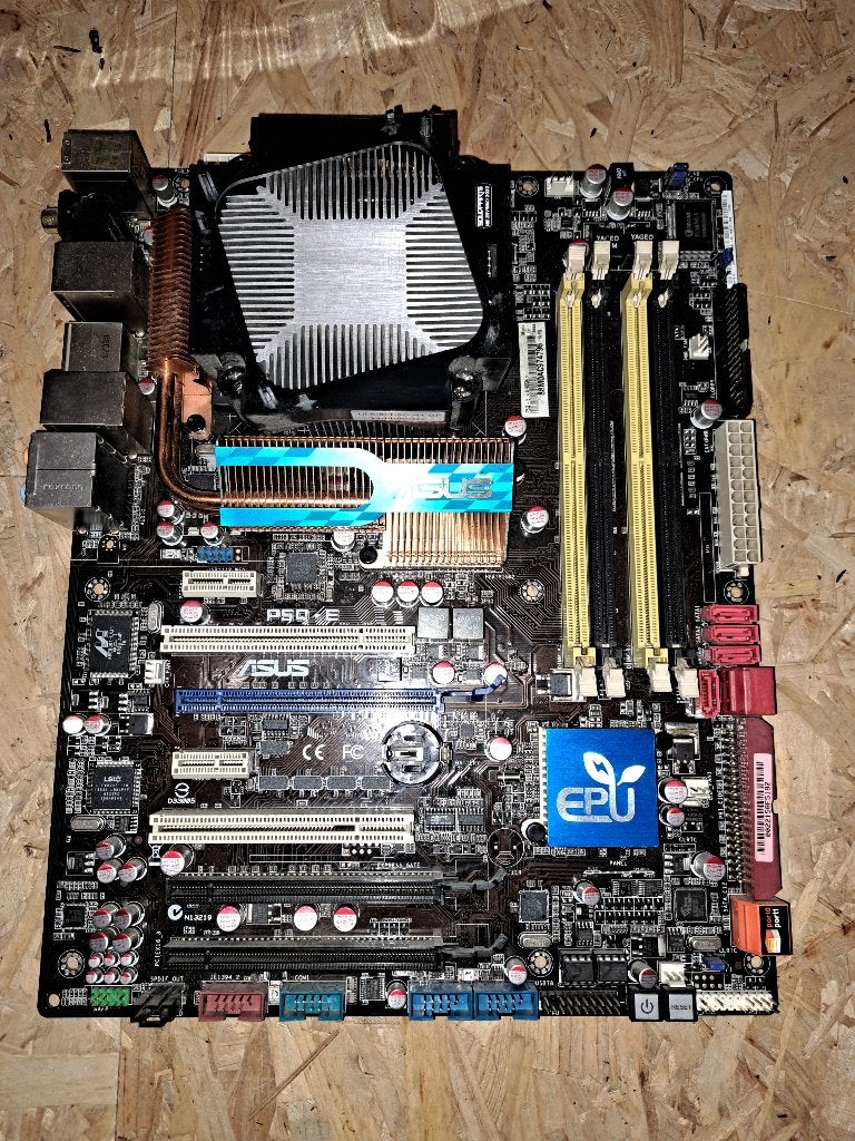 Moederbord Asus P5Q E, Gebruikt, DDR2, Intel, Socket 775
