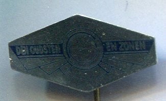 Den Oudsten en Zonen blik bussen speldje ( X_169), Ophalen of Verzenden, Zo goed als nieuw, Transport, Speldje of Pin
