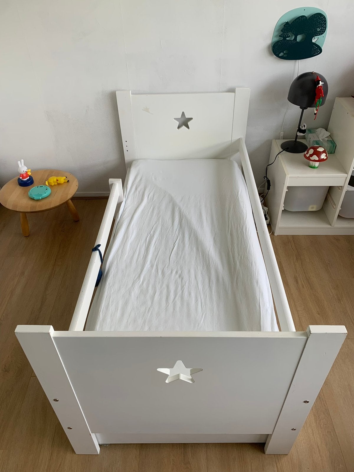 Petite Amelie peuterbed met lade, Ophalen, Gebruikt, 140 tot 160 cm, 70 tot 85 cm