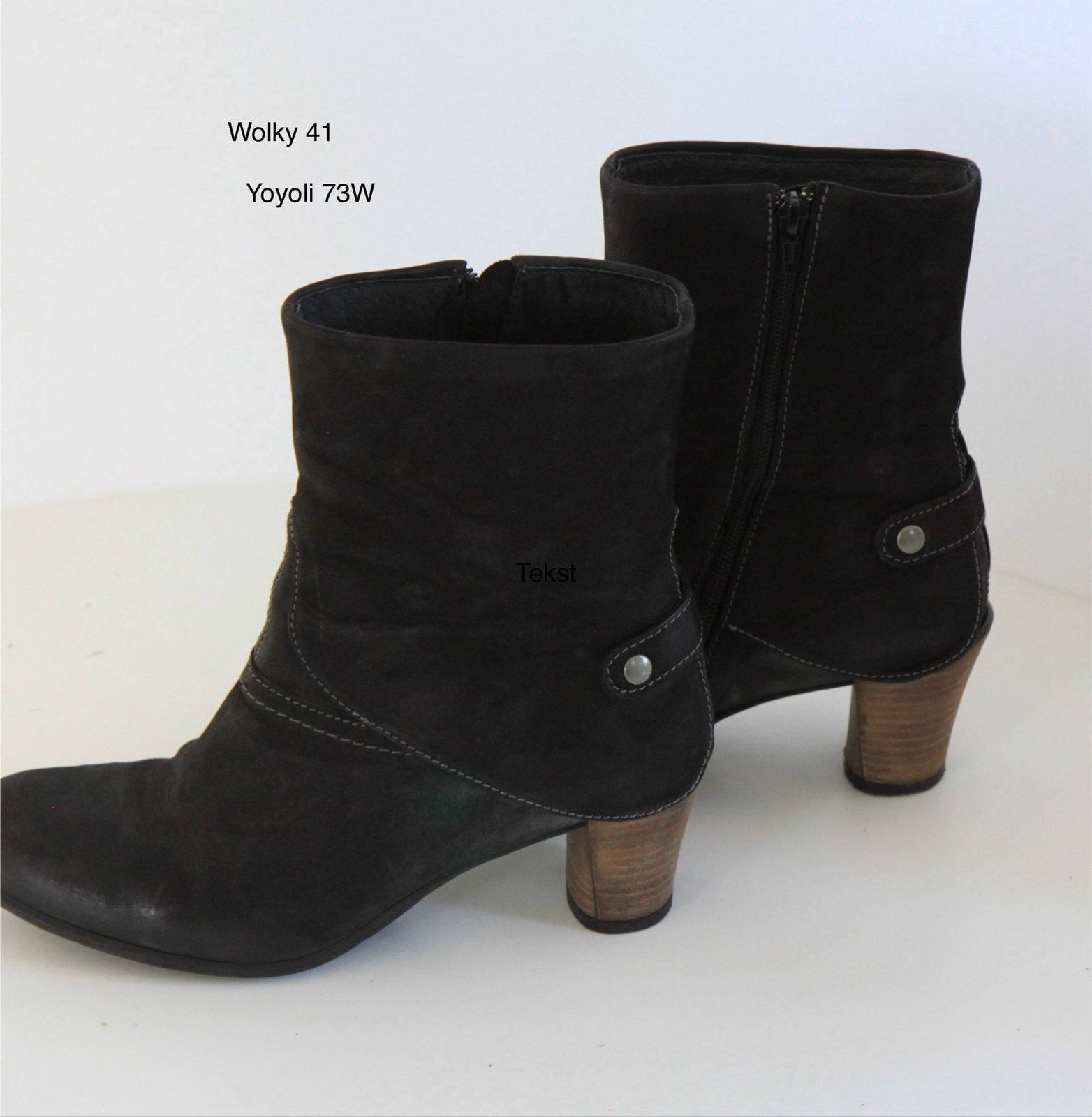 73W) Wolky 7851 Urban halfhoge laarzen met hak zwart maat 41, Kleding | Dames, Zwart, Lage of Enkellaarzen, Ophalen of Verzenden