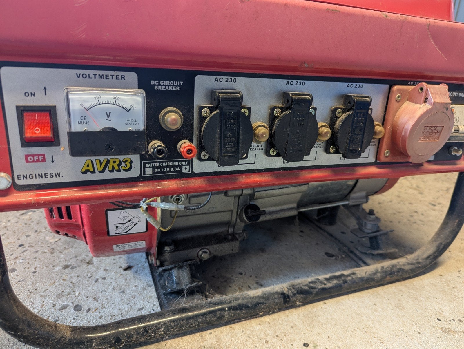 generator loopt nu niet, Ophalen, Gebruikt