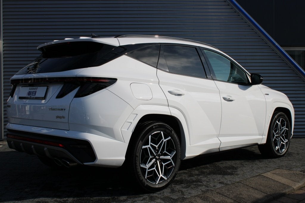 Hyundai Tucson 1.6 PHEV T-GDI N Line 4WD | Adap.Cruise | Kre, Auto's, Hyundai, Automaat, 1350 kg, Gebruikt, Zwart
