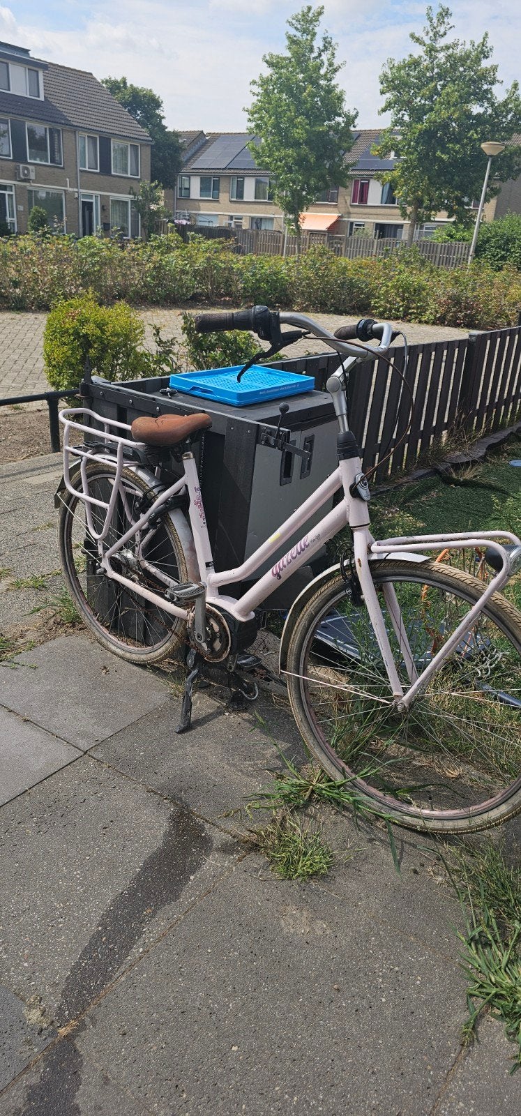 fiets voor onderdelen, Ophalen