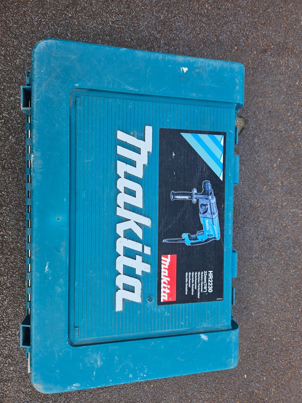 Makita HR2230 Boorhamer 710W met koffer, Ophalen, Boor- en/of Breekhamer, Klopboormechanisme, Gebruikt