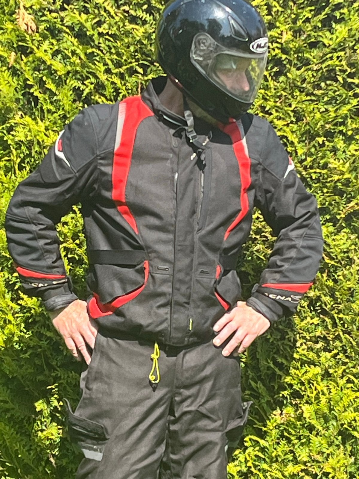 Macna motorjas xxl en -broek xl textiel, Motoren, Kleding | Motorkleding, Ophalen of Verzenden, Tweedehands, Heren, Jas | textiel
