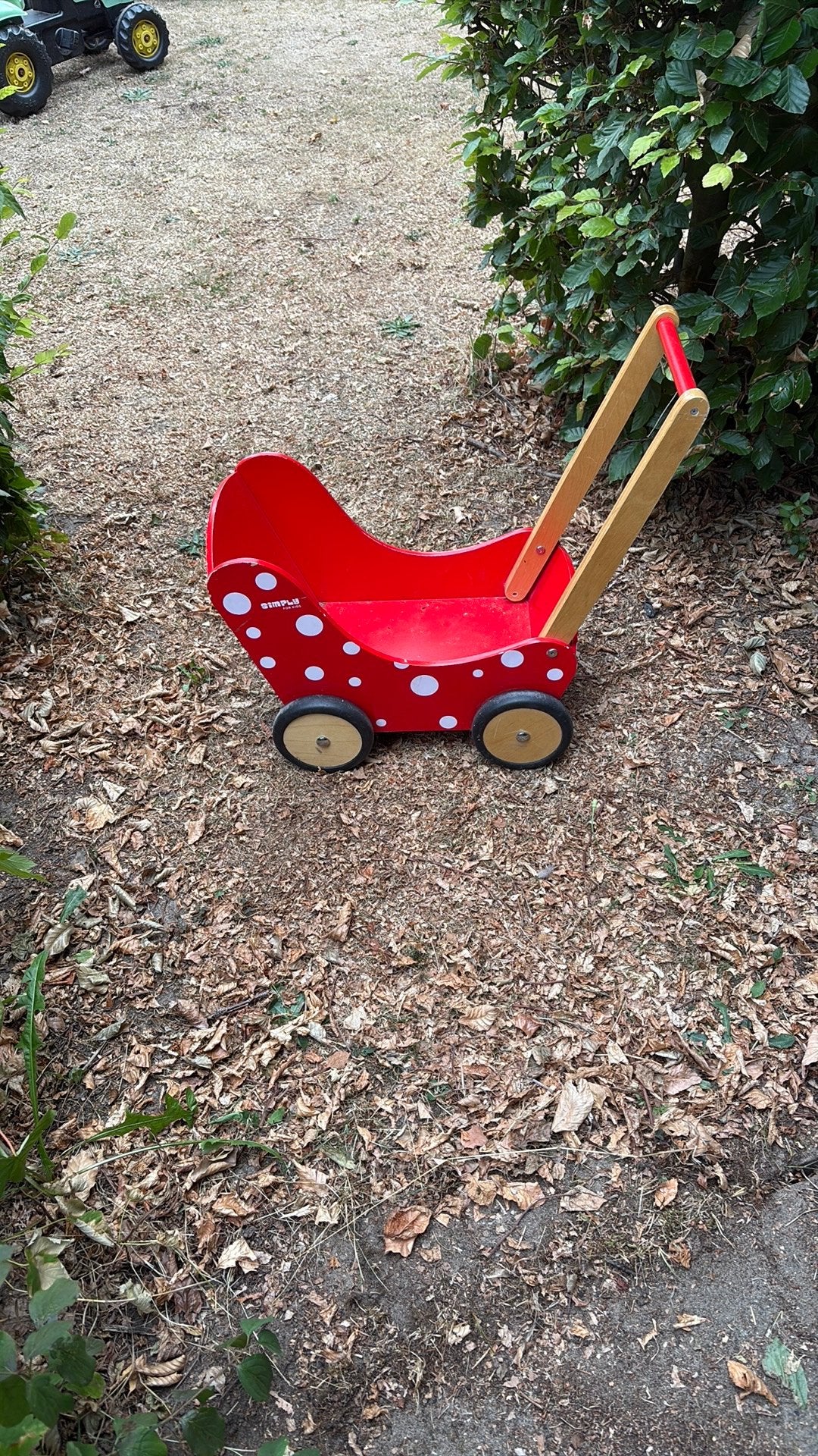 Mooie houten kar, Kinderen en Baby's, Speelgoed | Buiten | Skelters, Ophalen, Zo goed als nieuw, Overige merken