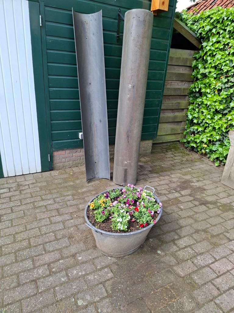 2 stuks halve buizen,diameter 31,5  2meter lang, Ophalen of Verzenden