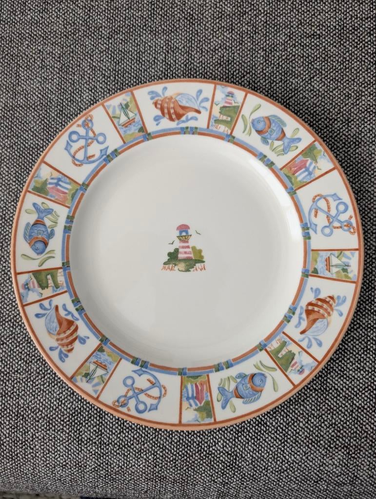 4 x Johnson Brothers Seaside dinerbord, Ophalen