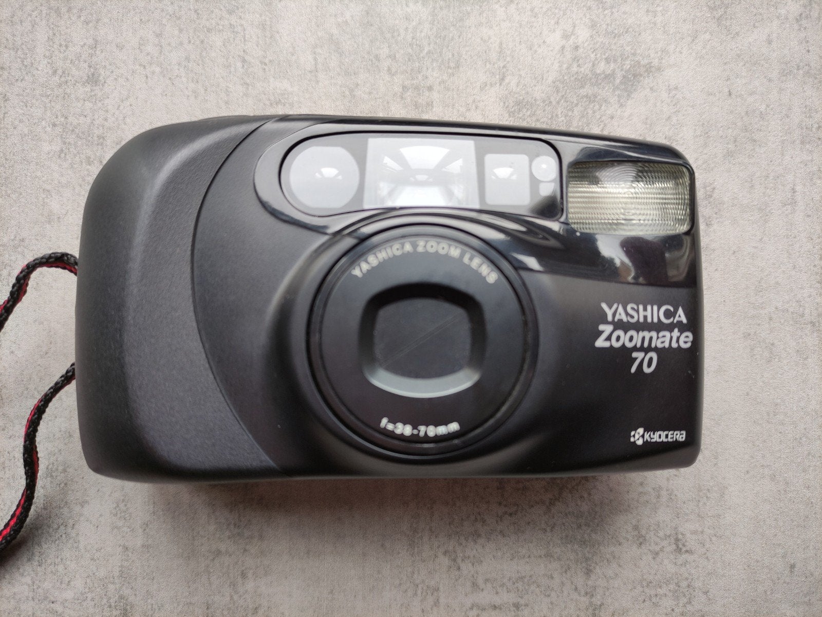 Yashica zoomate 70 camera analoog (werkend), Ophalen of Verzenden, Compact, Overige Merken