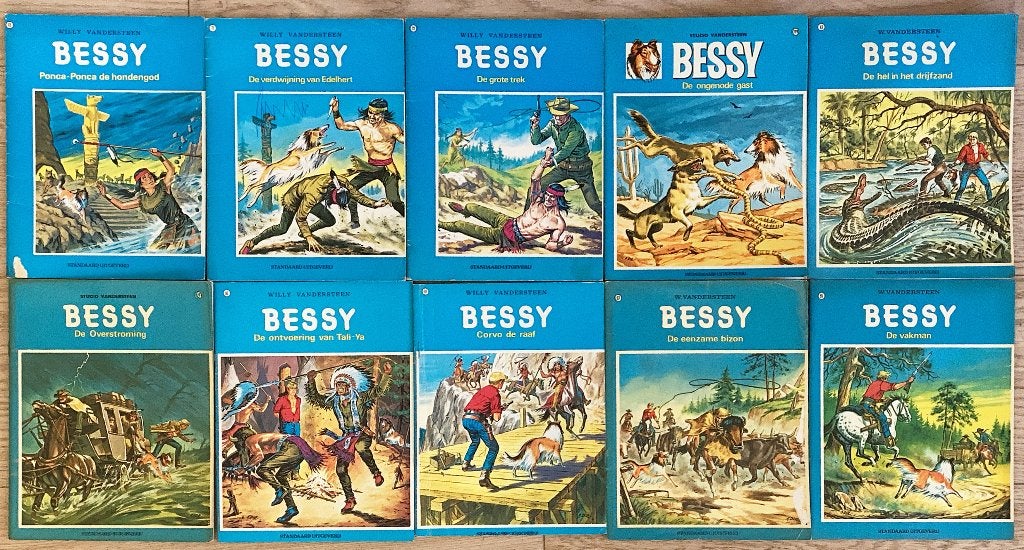 Te koop diverse Bessy strips, Boeken, Gelezen, Willy Vandersteen, Ophalen of Verzenden, Meerdere stripboeken
